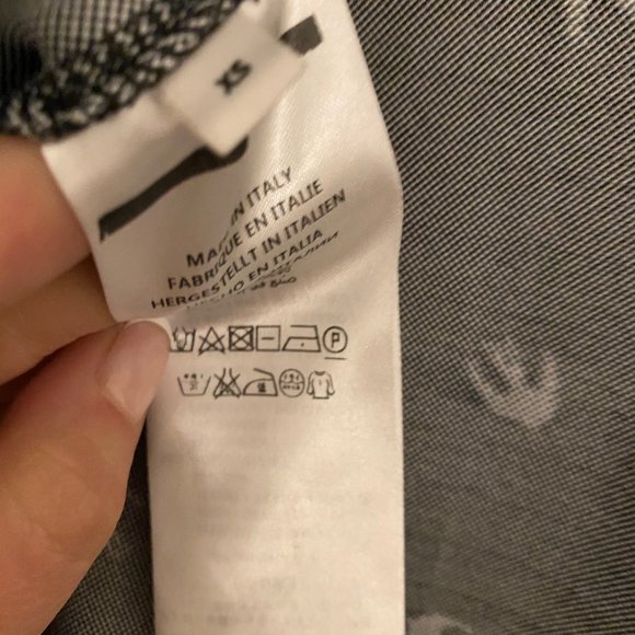 McQ Alexander McQueen Black Logo Zip Jacket Sz XS - Picture 4 of 4